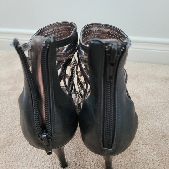 Aldo size 37, heeled sandal, multi print - Picture 3 of 4